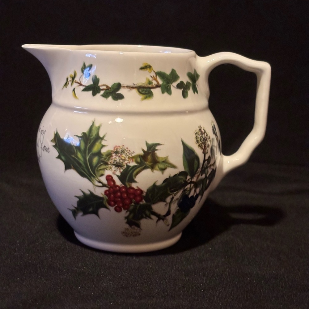 Portmeirion Ceramic “The Holly and The Ivy” Creamer/Jug